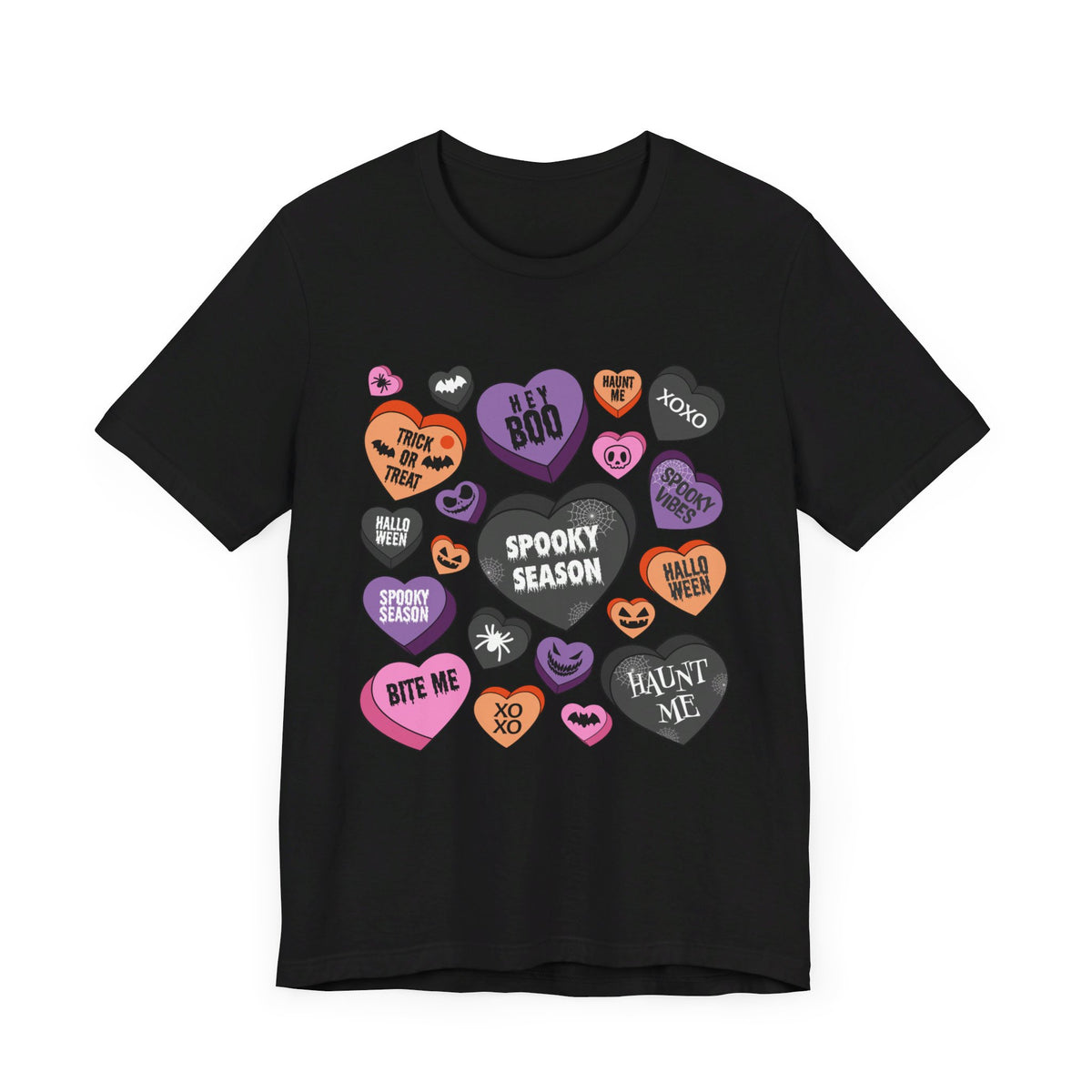 Hey Boo Hunt Me Bite Me Halloween Tee