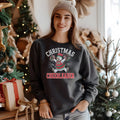 christmas-cheerleader-sweatshirt,-fun-women's-holiday-sweatshirt,-trendy-christmas-pullover,-festive-winter-sweater,-cute-holiday-sweatshirt