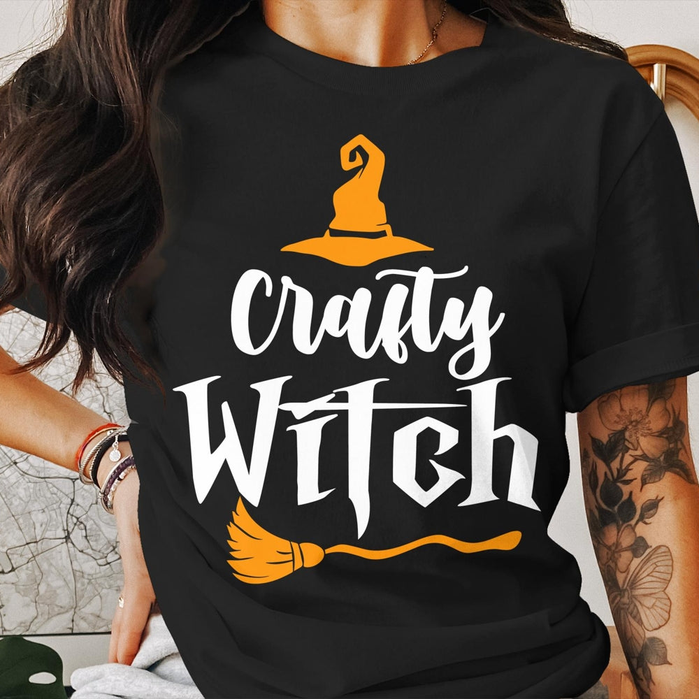 crafty-witch-halloween-tee