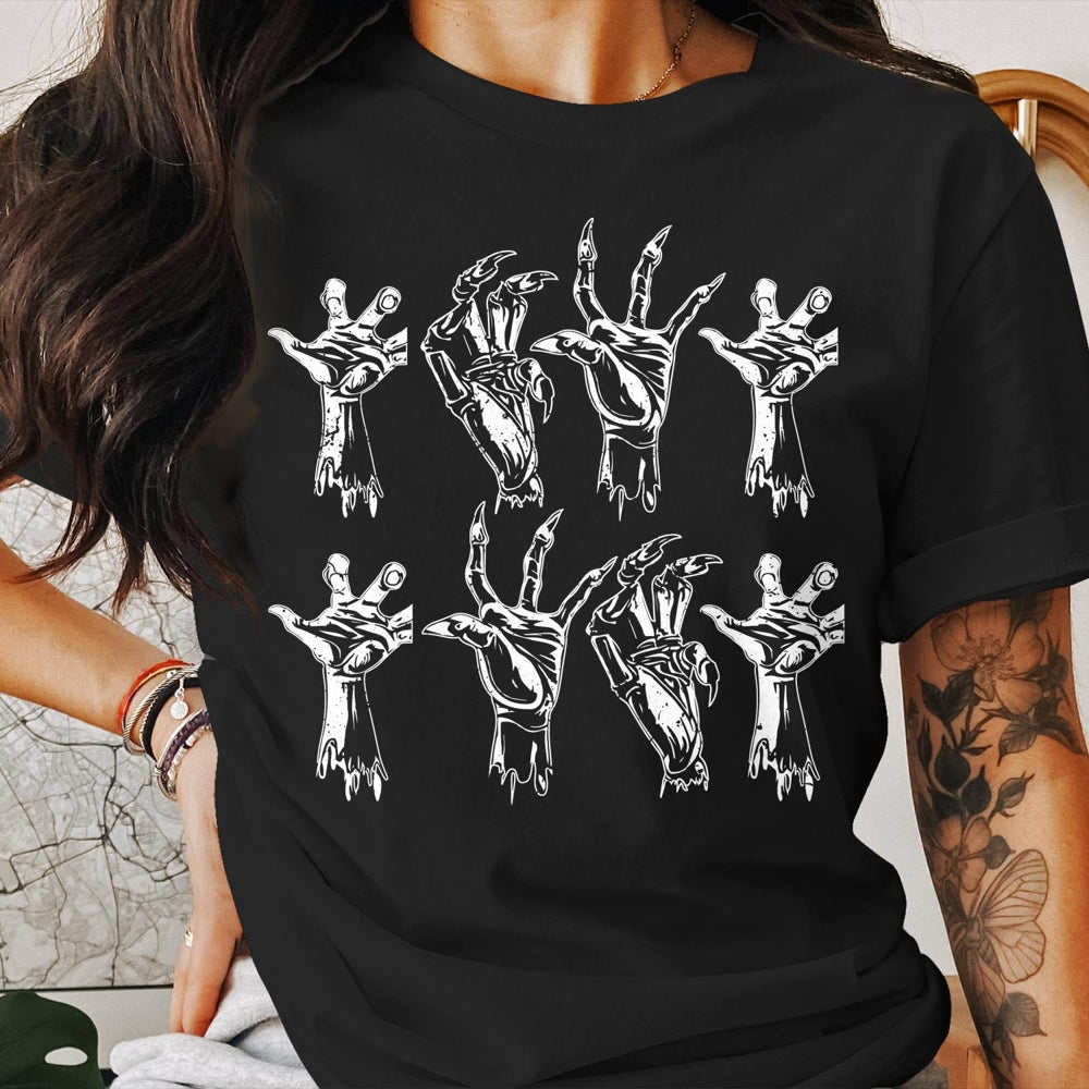 halloween-hand-t-shirt