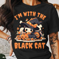 i'm-with-the-black-cat-halloween-tee