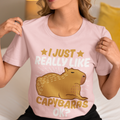 I Just Like Capybaras Ok? Tee - Tshirt Quest