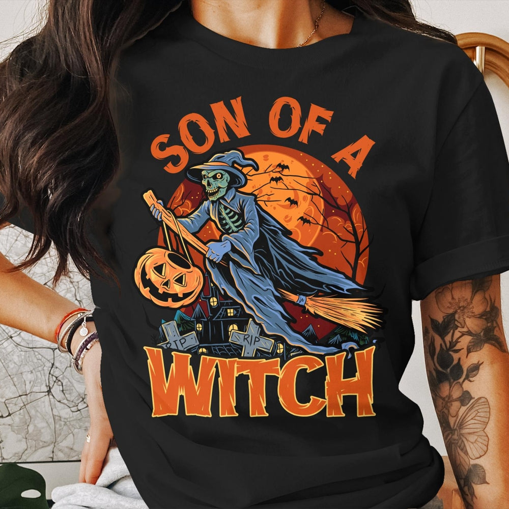 son-of-witch-halloween-tee